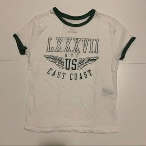 Aéropostale xs graphic tee shirt crop top